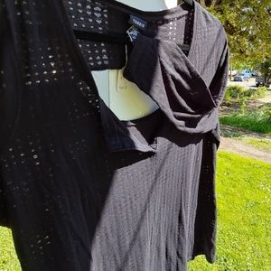 Torrid Heart Peekaboo Sheer Keyhole Top